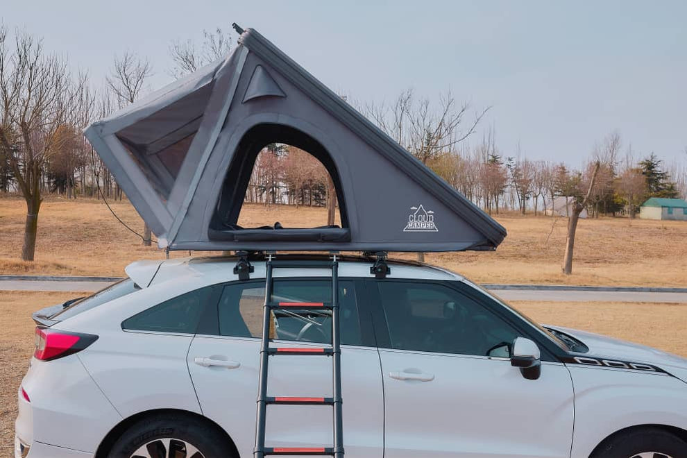 Lightweight Aluminium Triangle Roof Top Tent | Cloud Camper