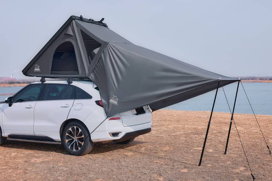 Lightweight Aluminium Triangle Roof Top Tent | Cloud Camper