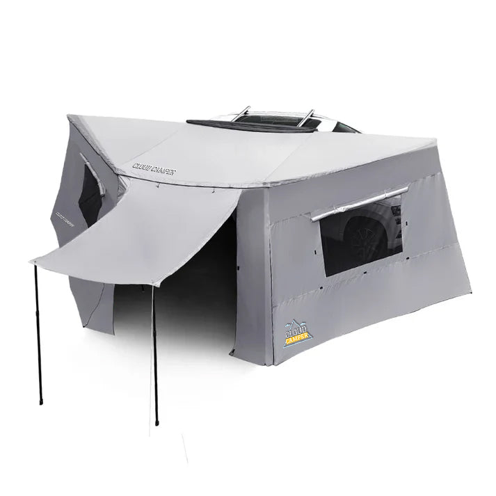 Cloud camper 4x4 180 Degree Car Side Awning Freestanding Batwing Waterproof Free-standing Awning with Side Wall